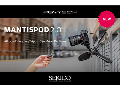 独創的な自撮り／Vlog撮影ができるスマホ・ミラーレス対応の撮影ツール「PGYTECH MANTISPOD 2.0」を11月22日に発売