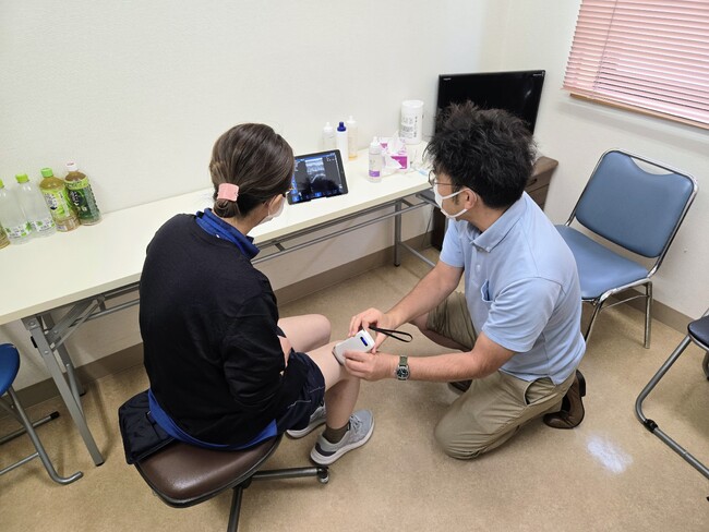 10月　福島県いわき市　高齢者10人以上に「足の筋肉の厚さ」を測る実証実験を開始