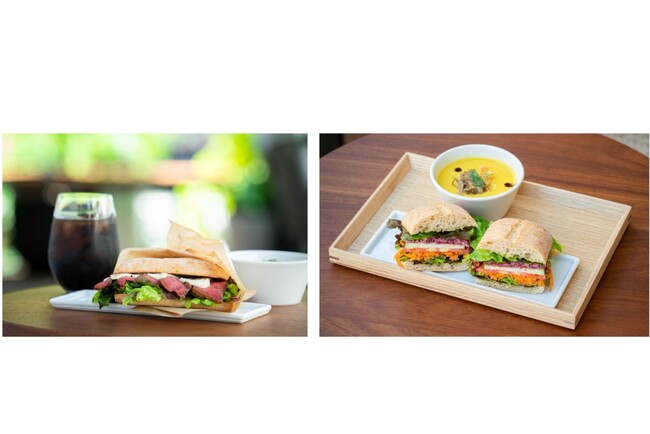 (東京・表参道)心と身体を慈しむ“養生”のカフェ「enoak(エノーク)」 手軽にヘルスケアできる新メニュー 旬野菜のサンドイッチやさつまいものスムージーなどが登場