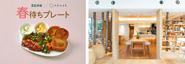 養生カフェenoak（エノーク）、ウェルビーイングな食を届ける “ZENB（ゼンブ）”とコラボレーション