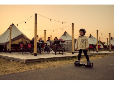 話題のミニセグウェイ”キントーンクラシック”乗り放題！　　　　　海辺のCAMPGROUND BREEZE TATEYAMAで爽快体験