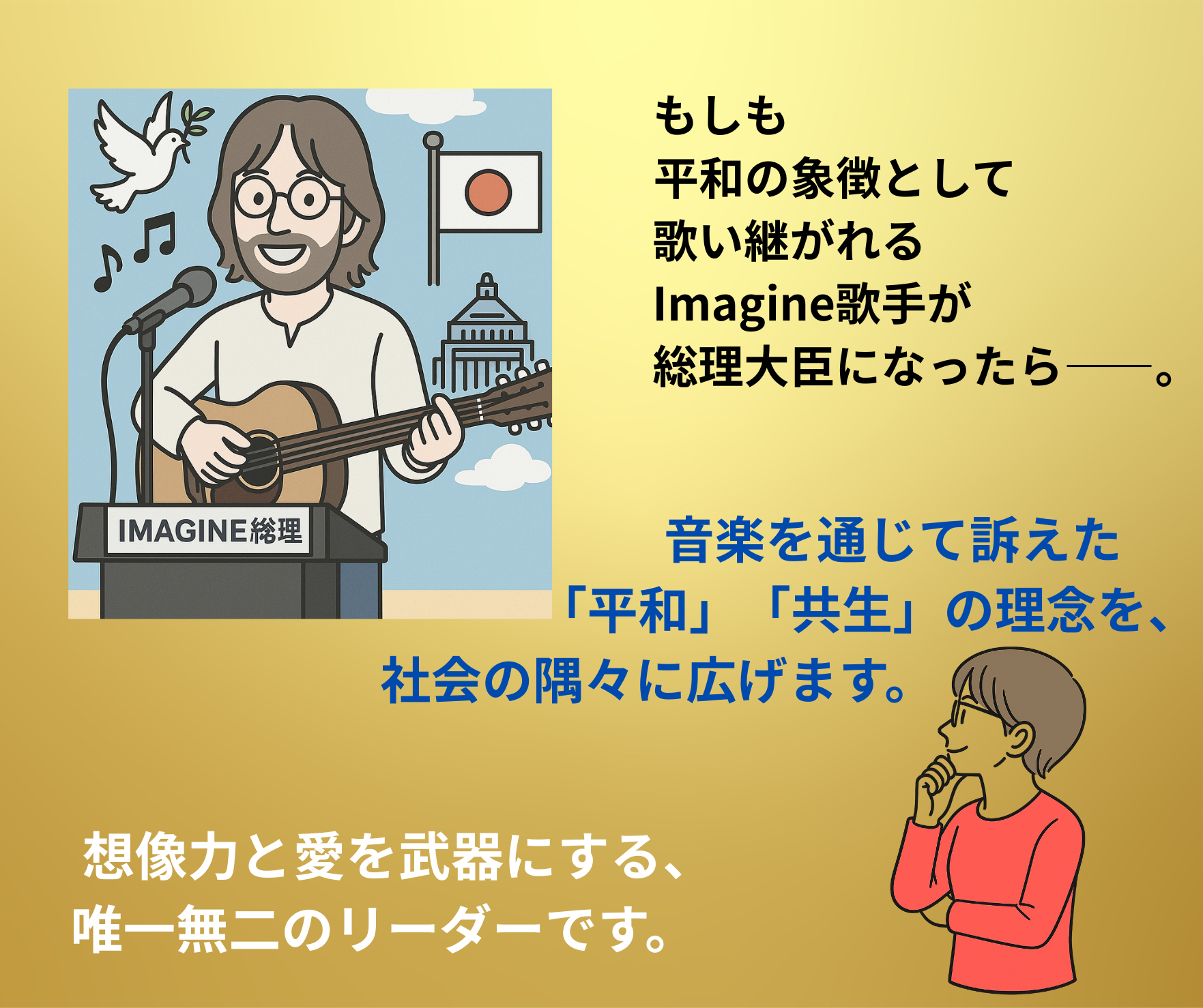 【新刊情報】もしも音楽が政治を動かすとしたら？税制は「Revolution」、外交は「Let It Be」、福祉は「Help」の声が届く「All You Need Is Love」。