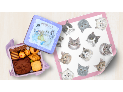【NEKO LAB】福島「エスパル福島」に期間限定出店！お盆の帰省土産や、夏ギフトに人気の猫モチーフクッキー缶や雑貨が集結。