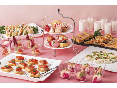 【舞浜ビューホテル by HULIC】”完成されたスイーツ”と”ビュッフェ”が融合。春を彩るいちごと桜の新スタイル・アフタヌーンティービュッフェ「Petale de Fraise」を3月7日より開催