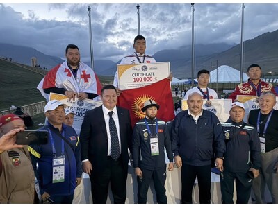 白鵬ダヤン相撲＆スポーツ株式会社 代表取締役社長・白鵬翔が『第6回ワールド・ノマド・ゲームズ2026』に公式アンバサダーとして参加。相撲競技で日本代表・三橋条ノ真選手が3位入賞