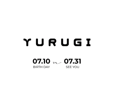 "大切なあなたの為に" 完全受注生産の新スウェットブランド「YURUGI」7月10日 20:00 に そっと産声をあげました。