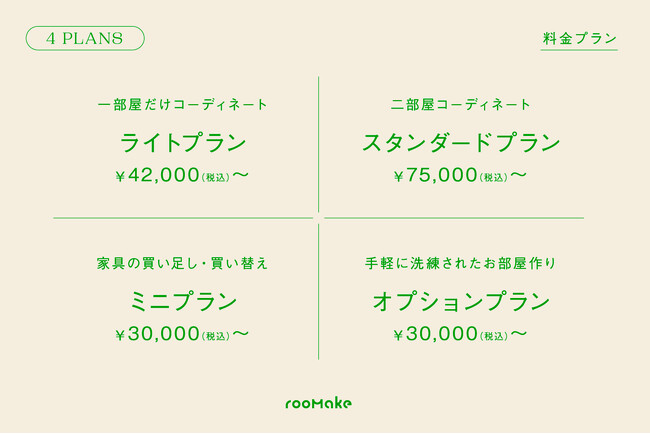 秋の新生活・模様替えをもっとスマートに。オンライン完結型インテリアコーディネート『rooMake』が正式リリース