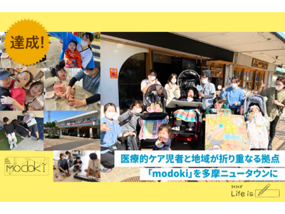 �����s�̈�ÓI�P�A���҂ƒn�悪���₩�ɐ܂�d�Ȃ��umodoki�v�A�K�o�����g�N���E�h�t�@���f�B���O�iGCF�j�B���I90�����̎x���ŖڕW�z150���~��˔j