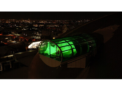 【2026さっぽろ雪まつり期間】大和ハウス プレミストドーム展望台に全長9mの巨大な猫が出現！札幌の夜景...