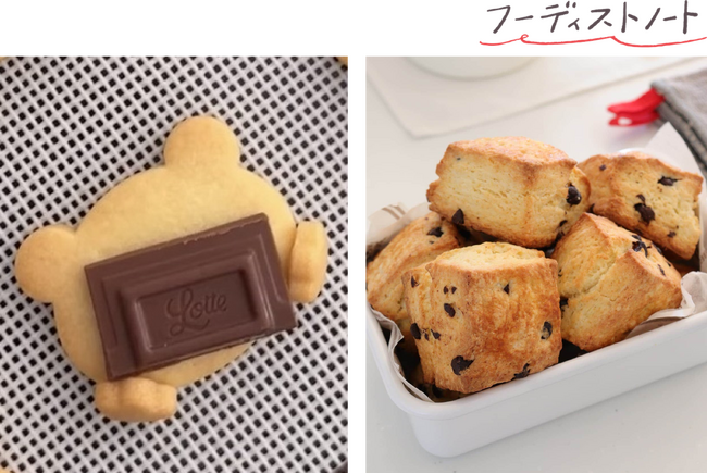おやつ動画クリエイターchiyoさんが教える「簡単かわいいお菓子レシピ」フーディストノートで新連載スタート