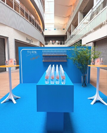 TURN sparkling water、累計販売本数30万本を突破！