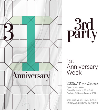 3rd party 1周年記念イベント／美術家・水野文菜の個展「COLORS」開催