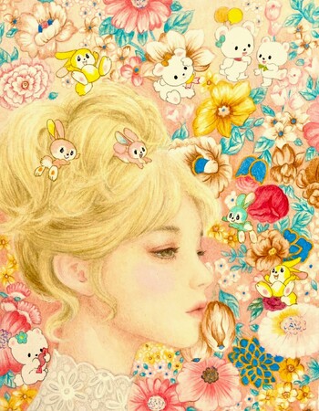 【千葉県船橋市】色鉛筆で描く”レトロかわいい”世界。個展「今福優子 色鉛筆画展～レトロな気分～」を東武百貨店船橋店にて8月7日(木)より開催