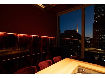 東京タワーを望む6席の鮨店「鮨KOUMEI」──非日常を愉しむ、至高の鮨体験を。