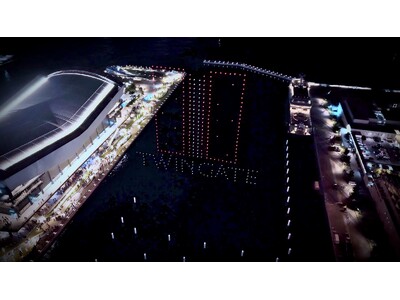 【花火と光が交わる、神戸港の秋の夜宙】KOBE AUTUMN FESTIVAL2026にてアゲハライドのドローンショー『LIGHTDANCe』が宙を舞った