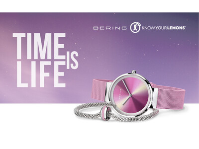 北欧デンマークの腕時計ブランドBERINGは、乳がん早期発見の啓蒙活動支援に繋がる腕時計を発売。