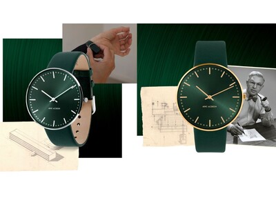 北欧デザインの巨匠アルネ・ヤコブセンが、生涯にわたって研究し続けた植物をテーマにしたウォッチコレクションが発売。