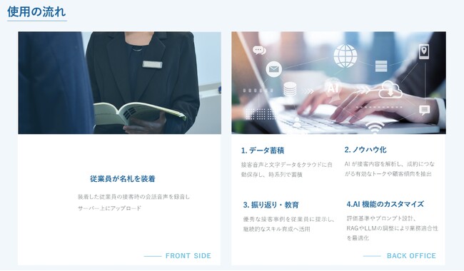 現場での“会話” がチームの資産になる時代へ、接客対応向けスマート名札AIソリューション、PoC提供開始