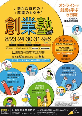 成功する起業の秘訣を学ぶ5日間集中講座「創業塾2025」であなたのアイデアをビジネスに!