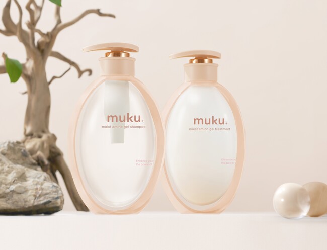 新触感 とろける植物ジェル※1シャンプー『muku+(ムク)』誕生　～髪を満たす　未体験のうるおい～