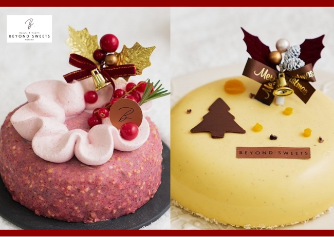 【BEYOND SWEETS】全メニュー小麦・白砂糖不使用のクリスマスケーキ 今年は「ベリーガトーショコラ」「バニーユ」が初登場!「BEYOND SWEETS クリスマス2026」のご案内