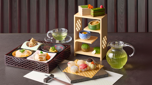 1日5組限定　ホテル最上階で味わう「和のアフタヌーンティー」開始