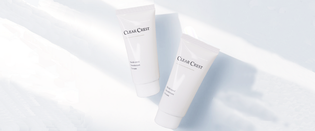 “ニオイケアの常識を変える。” 「CLEAR CREST（クリアクレスト）デオドラントクリーム」オンラインで販売開始！