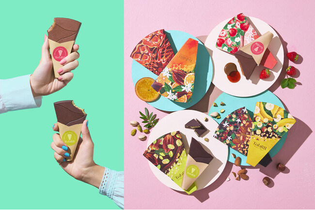 丸かじりして満たされる、ご褒美タブレットチョコレート“Tabfill（タブフィル）”