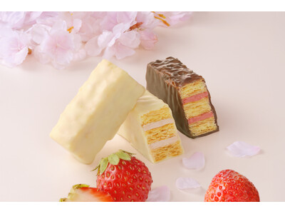 春の訪れを告げる、さくらといちごの季節限定スイーツ「さくらスプリング」発売