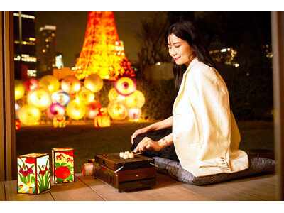 お団子焼き体験や和傘、提灯で演出した和空間　東京タワーの特等席“The TOWER BAR”が期間限定オ...