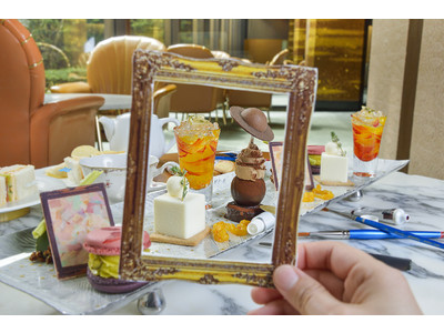 【リーガロイヤルホテル（大阪）】見て食べて楽しい、アート作品のようなデザートプレートでスイートなひとときを期間限定ティーセット「Dessert&Tea “ちいさなアート展”」
