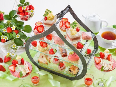 【リーガロイヤルホテル（大阪）】いちご気分が最高潮！うららかな春のときめきを詰め込んだティータイム「いちごアフタヌーンティー第2弾 ～春色いちご畑～」