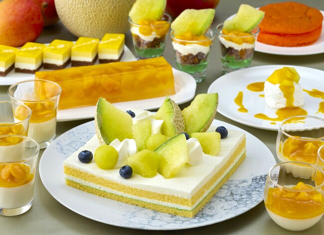 【リーガロイヤルホテル大阪】期間限定！甘くとろけるスイーツで、初夏の世界旅行を満喫「メロン&マンゴースイーツビュッフェ」を開催