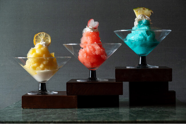 【リーガロイヤルホテル東京】バーで味わう風物詩、ノスタルジックなフローズンカクテル「大人のかき氷はじめました」