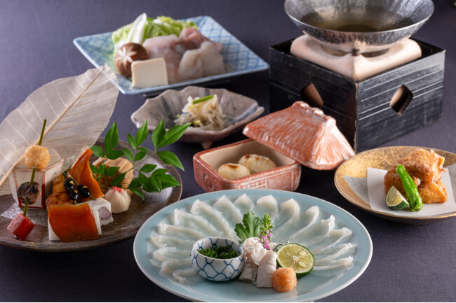 【リーガロイヤルホテル東京】ふぐが誘う冬の贅「ふぐ御膳」「とらふぐ会席」