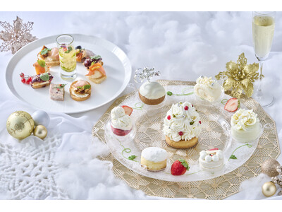 【リーガロイヤルホテル京都】煌めく街とともに、心躍るクリスマスデザートを！『クリスマス ラウンジデザート』 販売
