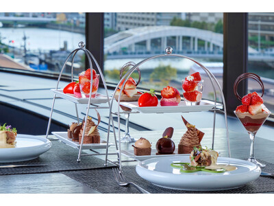 【リーガロイヤルホテル大阪】冬のいちごとチョコレートが贈る、至福のひととき「いちごvsチョコレートアフタヌーンティーランチ」