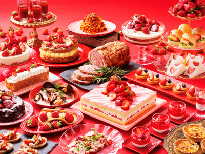 【リーガロイヤルホテル大阪】2026年最新作！“いちご尽くし”スイーツを好きなだけ。冬限定「いちごビュッフェ」を開催