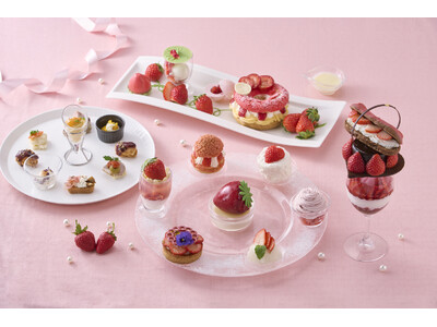 【リーガロイヤルホテル京都】～旬の苺が届ける、心ときめく 3 つの“贈り物”～ 『苺尽くしのラウンジデザート』 販売