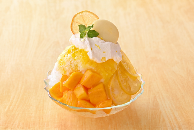 【リーガロイヤルホテル広島】マンゴーと広島レモン、宇治抹茶を味わう夏限定かき氷「シェフこだわりの2種が登場」