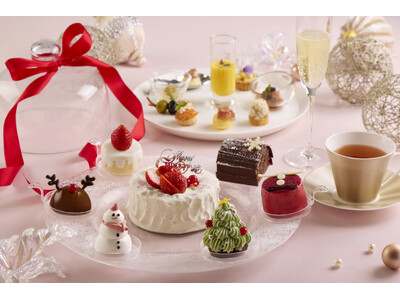 【リーガロイヤルホテル京都】ガラスのクロッシュに隠された、クリスマスの贈り物「クリスマスアフタヌーンティー～Sweet Noel～」 販売