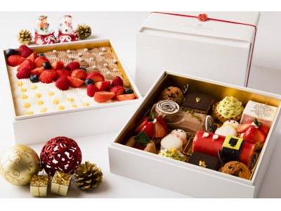 【リーガロイヤルホテル京都】スノードームをイメージしたケーキや京都らしいお重箱にはいったケーキなどの「クリスマスケーキ」販売