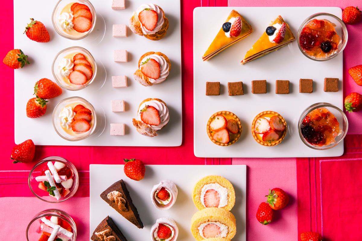 リーガロイヤルホテル広島 心ときめく 粒ぞろい な苺スイーツが大集合 人気ランチに苺スイーツビュッフェが期間限定で登場 All About News