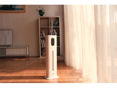 「HomeLink対応・Alexa認定」スマート操作で家中快適。KEECOON 8L大容量タワー型超音波...