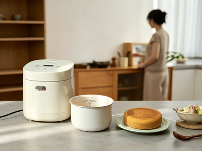 KEECOON「低温調理機能付き3合炊き炊飯器」に、体に優しく熱伝導に優れた『セラミック内釜』モデルに追加！