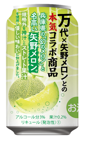 幻のメロン使用！『万代オリジナル 矢野メロンチューハイ』数量限定販売　～ 食品ロス削減！規格外メロンを使用し、資源の循環と持続可能な農業を支援 ～