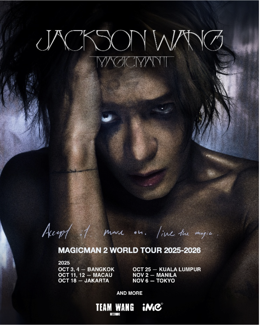 ジャクソン・ワン、史上最大規模のワールドツアー発表！MAGICMAN 2 WORLD TOUR、2025年秋アジアから開幕！日本公演は11月6日！