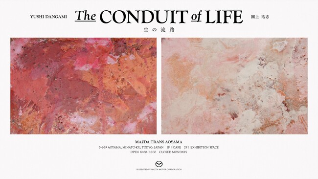 マツダ、「MAZDA TRANS AOYAMA」で現代アーティスト・團上祐志による個展「The conduit of life 生の流路」開催