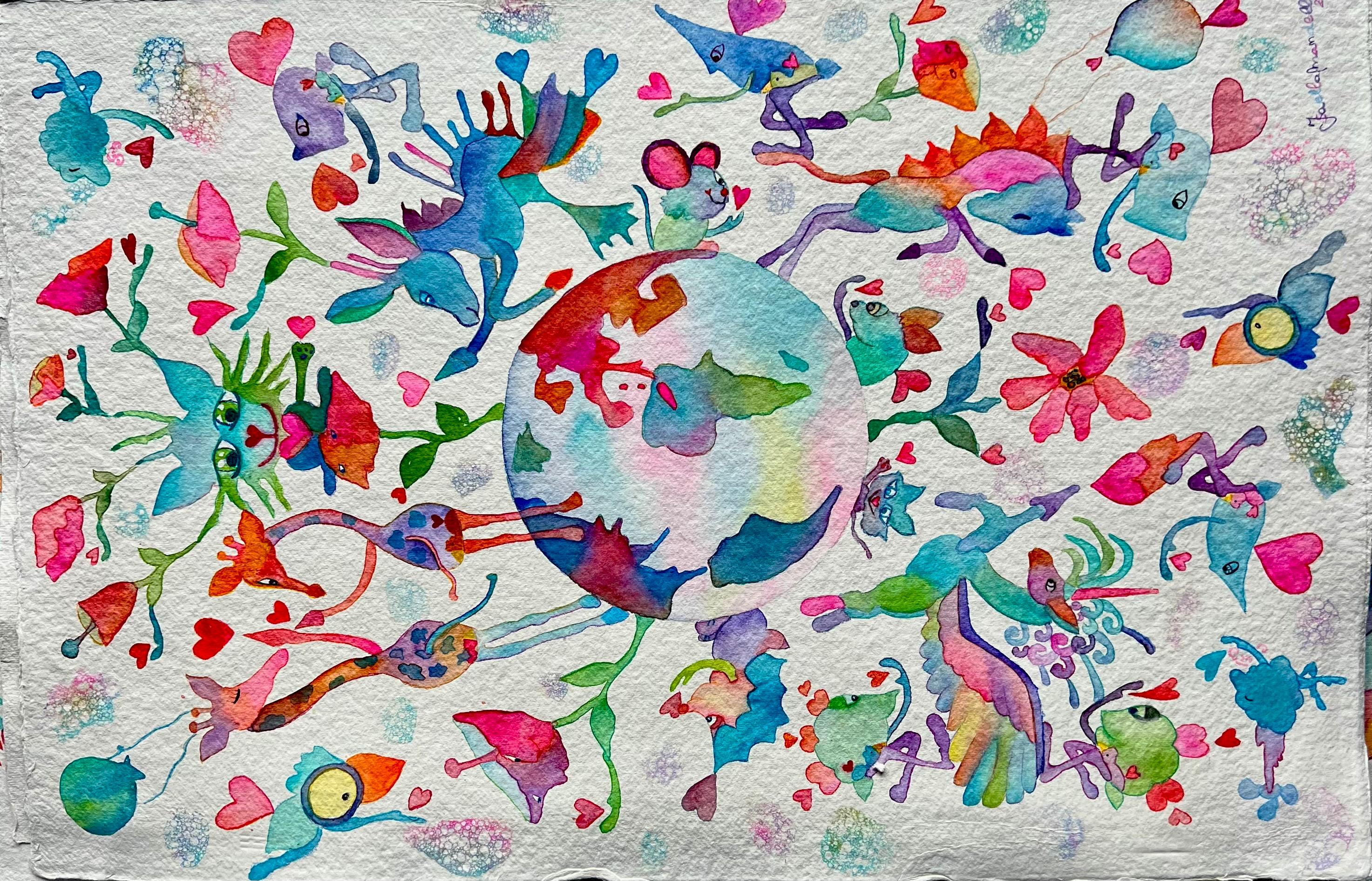 Pasona art now　イタリア・ミラノで活躍するイザベラ・マンデッリさんと 　Co-Lab gallery　「Barabubblesと見つける『だいじょうぶ』の世界」