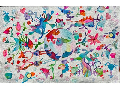 Pasona art now　イタリア・ミラノで活躍するイザベラ・マンデッリさんと 　Co-Lab gallery　「Barabubblesと見つける『だいじょうぶ』の世界」